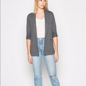 Joie “Neville” grey knit blazer